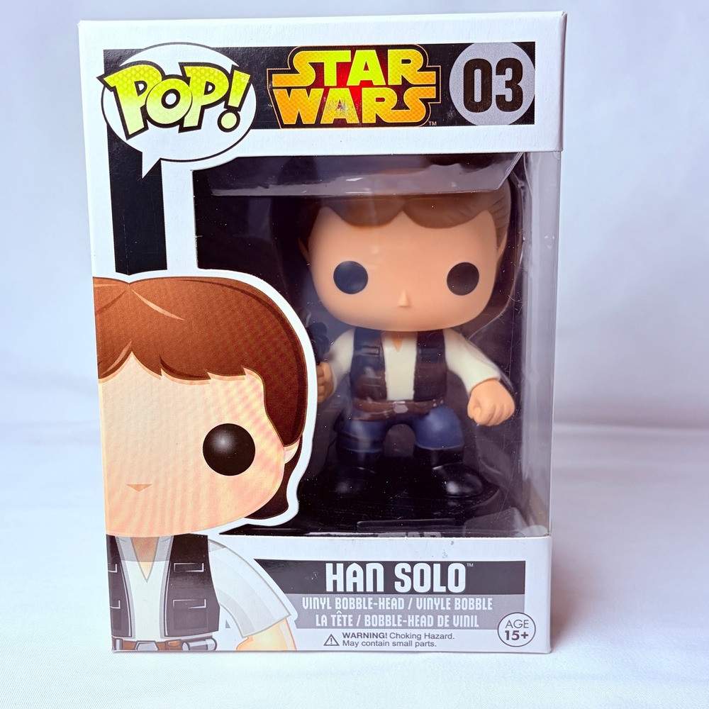 Funko Star Wars‎ Han Solo 03 Standard Brown Bobble-Head Vinyl Figure Collectible